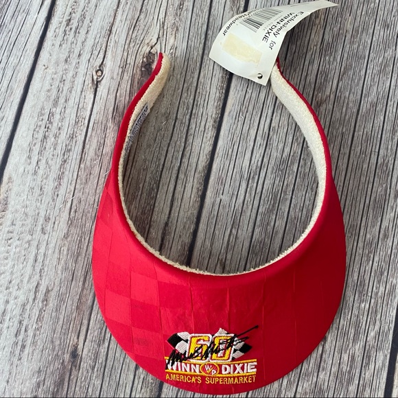 Vintage Winn Dixie Womens Visor Hat #60 Mark Martin Nascar Cap Track Gear. - Picture 3 of 7